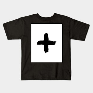 Cross print, Swiss cross print, Scandinavian, Nordic, Trendy print, Styled, Scandinavian art, Modern art, Wall art, Print, Minimalistic, Modern Kids T-Shirt